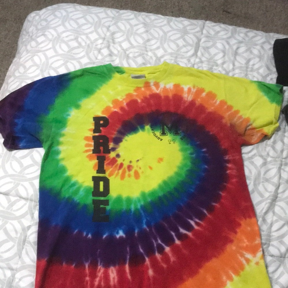 TIE DYE Pride Happy TShirt